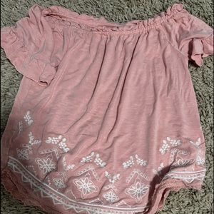 Pink kids 7-8 cute dress shirt